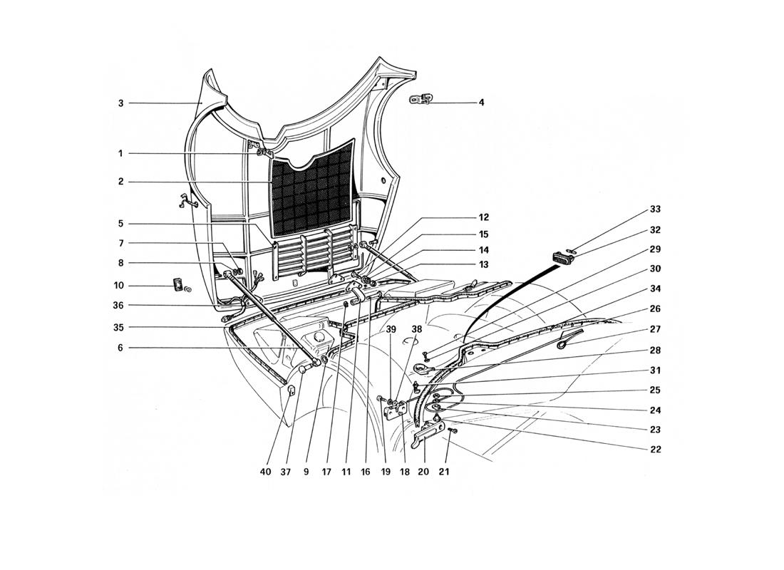 FRONT COMPARTMENT LID